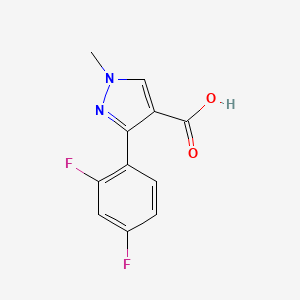 3-(2,4-difluorophenyl)-1-methyl-1H-pyrazole-4-carboxylic acid
