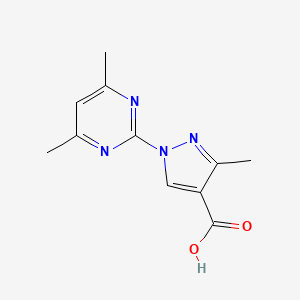 1-(4,6-dimethylpyrimidin-2-yl)-3-methyl-1H-pyrazole-4-carboxylic acid