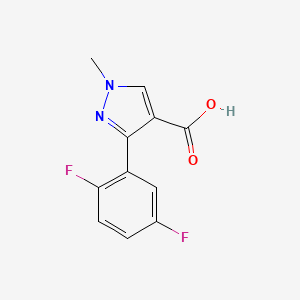 3-(2,5-difluorophenyl)-1-methyl-1H-pyrazole-4-carboxylic acid