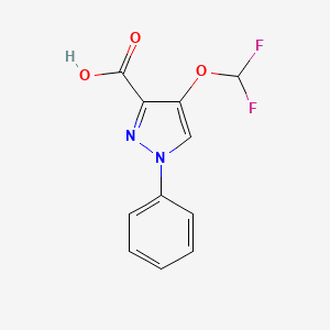 4-(difluoromethoxy)-1-phenyl-1H-pyrazole-3-carboxylic acid