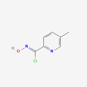 N-hydroxy-(5-methylpyridine)-2-carbonimidoyl chloride