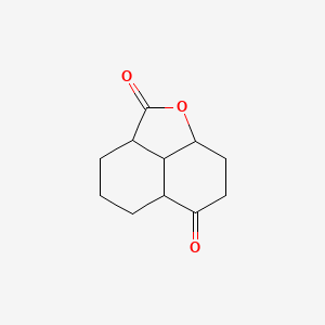 molecular formula C11H14O3 B14169411 Octahydro-2h-naphtho[1,8-bc]furan-2,6(2ah)-dione CAS No. 19592-87-1