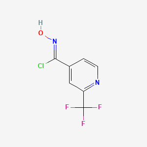 N-Hydroxy-2-(trifluoromethyl)isonicotinimidoyl chloride