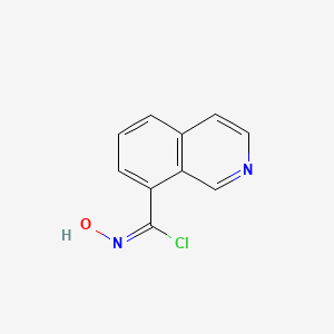 (8E)-N-Hydroxyisoquinoline-8-carboximidoyl chloride