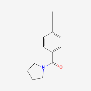 molecular formula C15H21NO B14169501 (4-Tert-butylphenyl)(pyrrolidin-1-yl)methanone CAS No. 59746-51-9