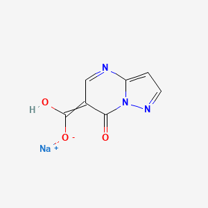 molecular formula C7H4N3NaO3 B1416952 Sodium 7-hydroxypyrazolo[1,5-a]pyrimidine-6-carboxylate CAS No. 1803584-61-3