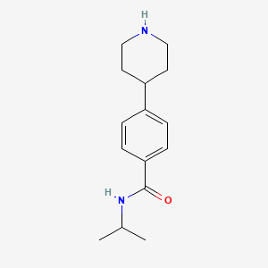 4-(Piperidin-4-yl)-N-(propan-2-yl)benzamide