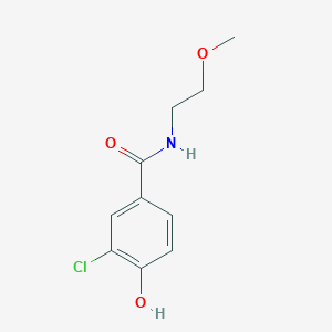 3-chloro-4-hydroxy-N-(2-methoxyethyl)benzamide