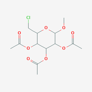 molecular formula C13H19ClO8 B14169603 Methyl 2,3,4-tri-O-acetyl-6-chloro-6-deoxyhexopyranoside CAS No. 6087-46-3