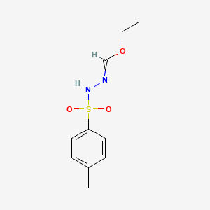 molecular formula C10H14N2O3S B14169606 N-(Ethoxymethylideneamino)-4-methyl-benzenesulfonamide CAS No. 3898-95-1