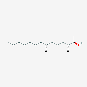 molecular formula C16H34O B14169647 (2R,3R,7R)-3,7-dimethyltetradecan-2-ol CAS No. 923584-67-2