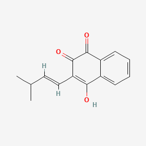 molecular formula C15H14O3 B14169658 Isolapachol CAS No. 4042-39-1