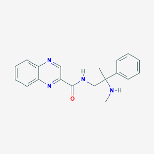 molecular formula C19H20N4O B14169770 N-[2-(Methylamino)-2-phenylpropyl]quinoxaline-2-carboxamide CAS No. 923599-99-9