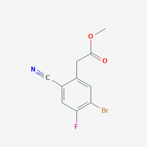 Methyl 5-bromo-2-cyano-4-fluorophenylacetate
