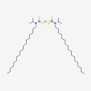 molecular formula C44H88N2S4Zn B14169806 Zinc isopropyloctadecyldithiocarbamate CAS No. 33516-09-5