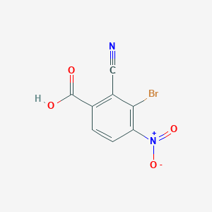 3-Bromo-2-cyano-4-nitrobenzoic acid