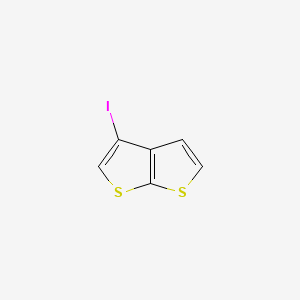 molecular formula C6H3IS2 B14169862 Thieno(2,3-b)thiophene, 3-iodo- CAS No. 53020-11-4