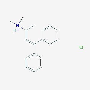 molecular formula C₁₈H₂₂ClN B141699 N,N-Dimethyl-4,4-diphenyl-3-buten-2-amine hydrochloride CAS No. 55011-89-7