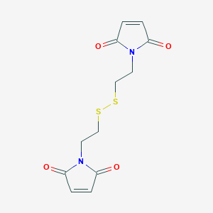 molecular formula C12H12N2O4S2 B014170 Dithiobis(N-ethylmaleimide) CAS No. 71865-37-7