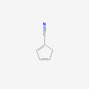 molecular formula C6H5N B14170011 Cyclopentadienecarbonitrile CAS No. 27659-36-5