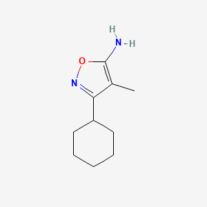 3-Cyclohexyl-4-methyl-1,2-oxazol-5-amine