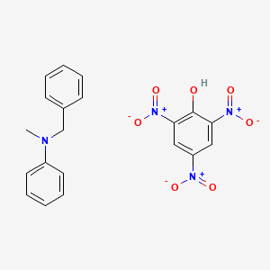 molecular formula C20H18N4O7 B14170094 N-methyl-N-(phenylmethyl)aniline; 2,4,6-trinitrophenol CAS No. 38734-75-7