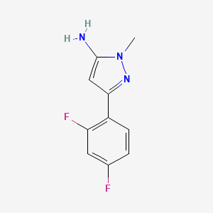 3-(2,4-difluorophenyl)-1-methyl-1H-pyrazol-5-amine