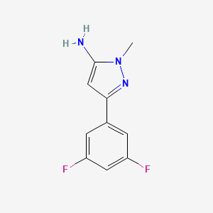 3-(3,5-difluorophenyl)-1-methyl-1H-pyrazol-5-amine