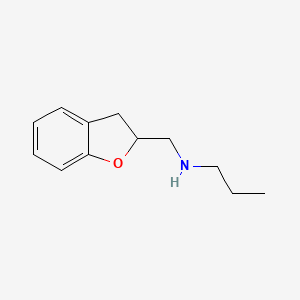 molecular formula C12H17NO B1417012 (2,3-二氢-1-苯并呋喃-2-基甲基)(丙基)胺 CAS No. 1094755-26-6