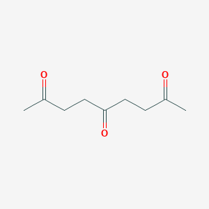 molecular formula C9H14O3 B14170128 2,5,8-Nonanetrione CAS No. 38284-28-5