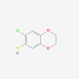 7-Chloro-2,3-dihydro-1,4-benzodioxine-6-thiol