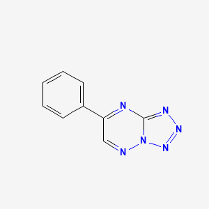 molecular formula C9H6N6 B14170232 7-Phenyltetrazolo[1,5-b][1,2,4]triazine CAS No. 59318-32-0