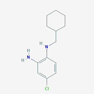molecular formula C13H19ClN2 B1417024 4-氯-1-N-(环己基甲基)苯-1,2-二胺 CAS No. 1096873-04-9