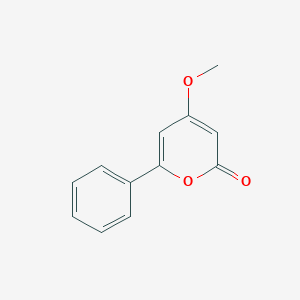 molecular formula C12H10O3 B14170242 4-Methoxy-6-phenylpyran-2-one CAS No. 4225-45-0