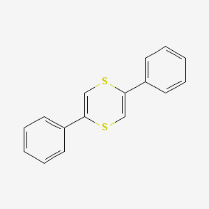 molecular formula C16H12S2 B14170245 2,5-Diphenyl-1,4-dithiin CAS No. 4159-03-9