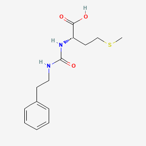 molecular formula C14H20N2O3S B14170249 Phenethylcarbamoylmethionine CAS No. 52632-07-2