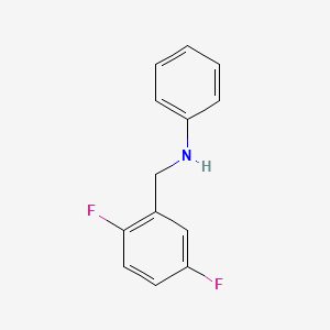 N-[(2,5-difluorophenyl)methyl]aniline