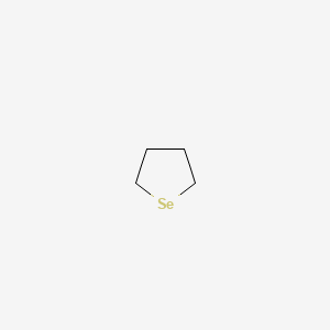 molecular formula C4H8Se B14170298 Selenophene, tetrahydro- CAS No. 3465-98-3