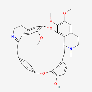 molecular formula C36H36N2O6 B14170308 Thalmethine CAS No. 3729-83-7