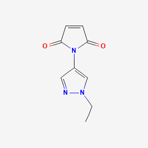 1-(1-ethyl-1H-pyrazol-4-yl)-2,5-dihydro-1H-pyrrole-2,5-dione