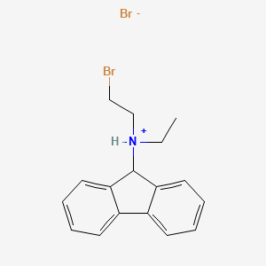 molecular formula C17H19Br2N B14170354 N-(2-Bromoethyl)-N-ethylfluoren-9-amine hydrobromide CAS No. 12774-27-5