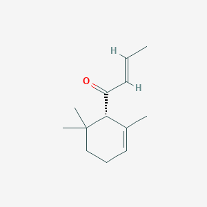 molecular formula C13H20O B14170367 (E)-1-[(1S)-2,6,6-trimethylcyclohex-2-en-1-yl]but-2-en-1-one CAS No. 116497-11-1