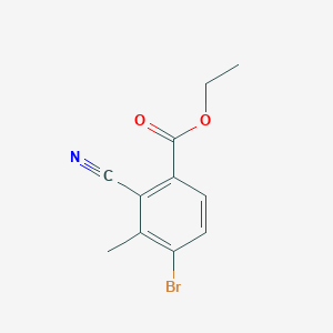 Ethyl 4-bromo-2-cyano-3-methylbenzoate