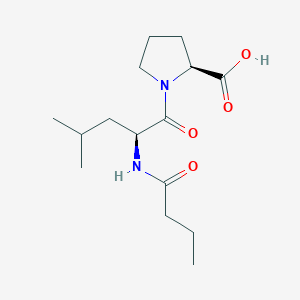 L-Proline, N-(1-oxobutyl)-L-leucyl-