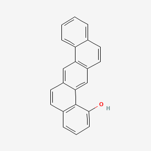 molecular formula C22H14O B14170481 Dibenz(a,h)anthracen-1-ol CAS No. 4615-77-4
