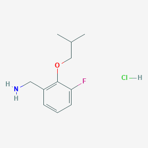3-Fluoro-2-isobutoxy-benzylamine hydrochloride