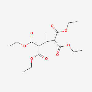 molecular formula C16H26O8 B14170522 Tetraethyl 2-methylpropane-1,1,3,3-tetracarboxylate CAS No. 4525-30-8
