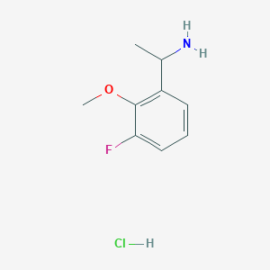 1-(3-Fluoro-2-methoxyphenyl)ethan-1-amine hydrochloride