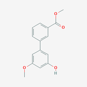 molecular formula C15H14O4 B14170547 Methyl 3'-hydroxy-5'-methoxy[1,1'-biphenyl]-3-carboxylate CAS No. 1261901-31-8