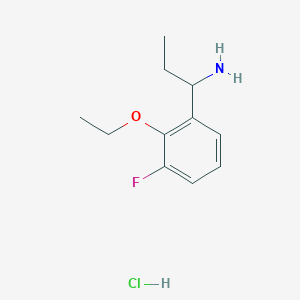 1-(2-Ethoxy-3-fluorophenyl)-propylamine hydrochloride